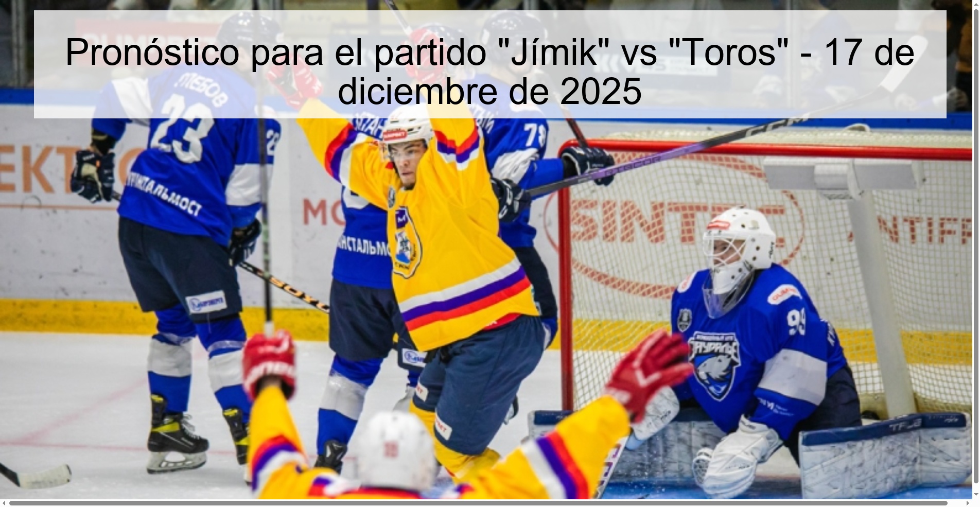 Prediction for the match 