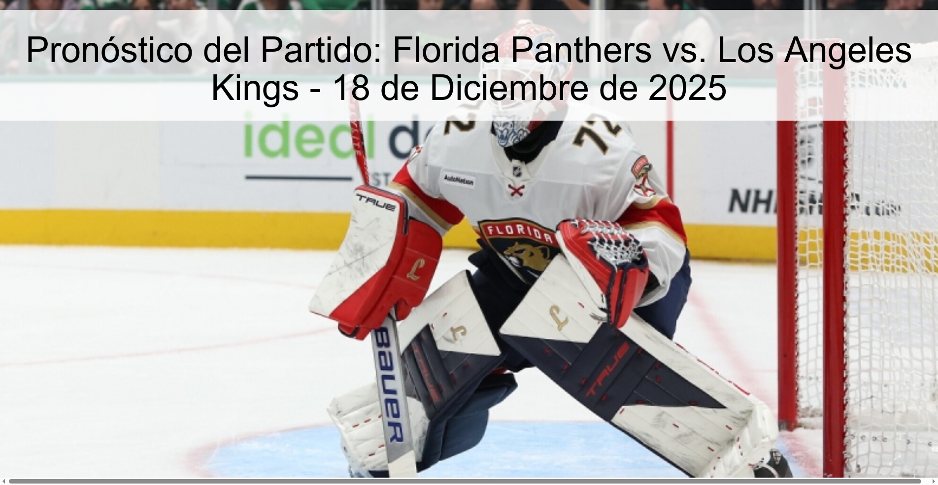 Match Prediction: Florida Panthers vs. Los Angeles Kings - December 18, 2025