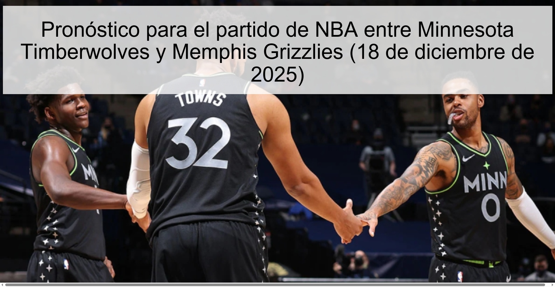 Prediction for the NBA game between Minnesota Timberwolves and Memphis Grizzlies (December 18, 2025)
