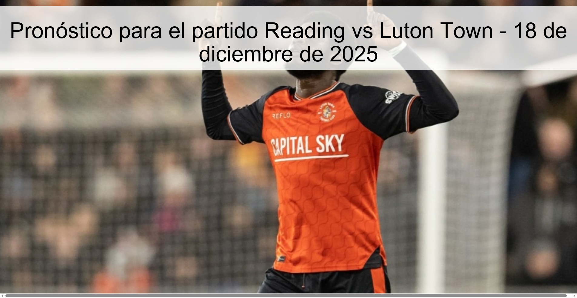 Reading vs Luton Town Prediction – December 18, 2025
