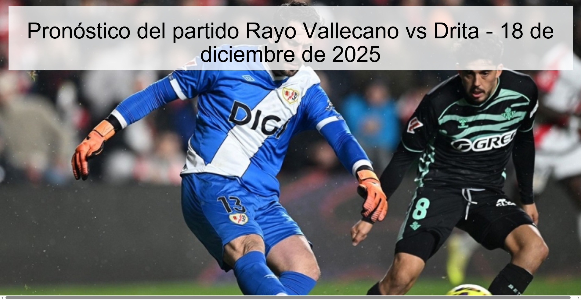 Rayo Vallecano vs Drita Prediction - December 18, 2025