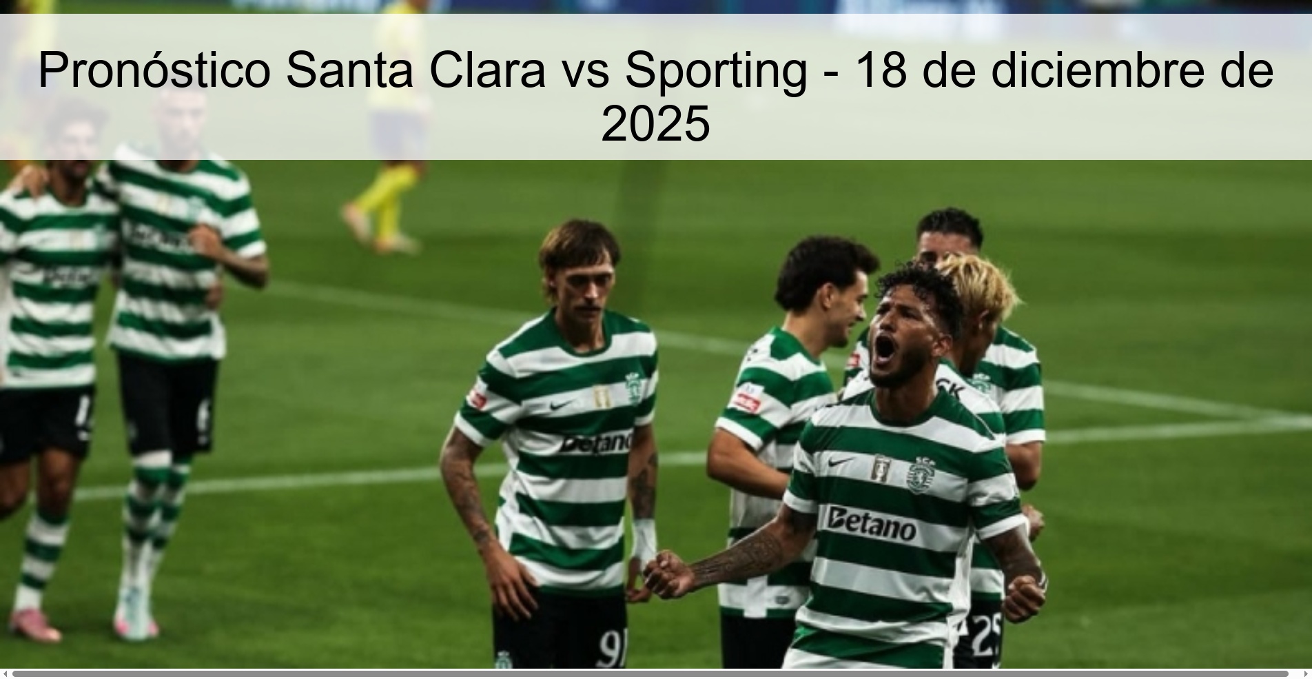 Santa Clara vs Sporting Prediction - December 18, 2025