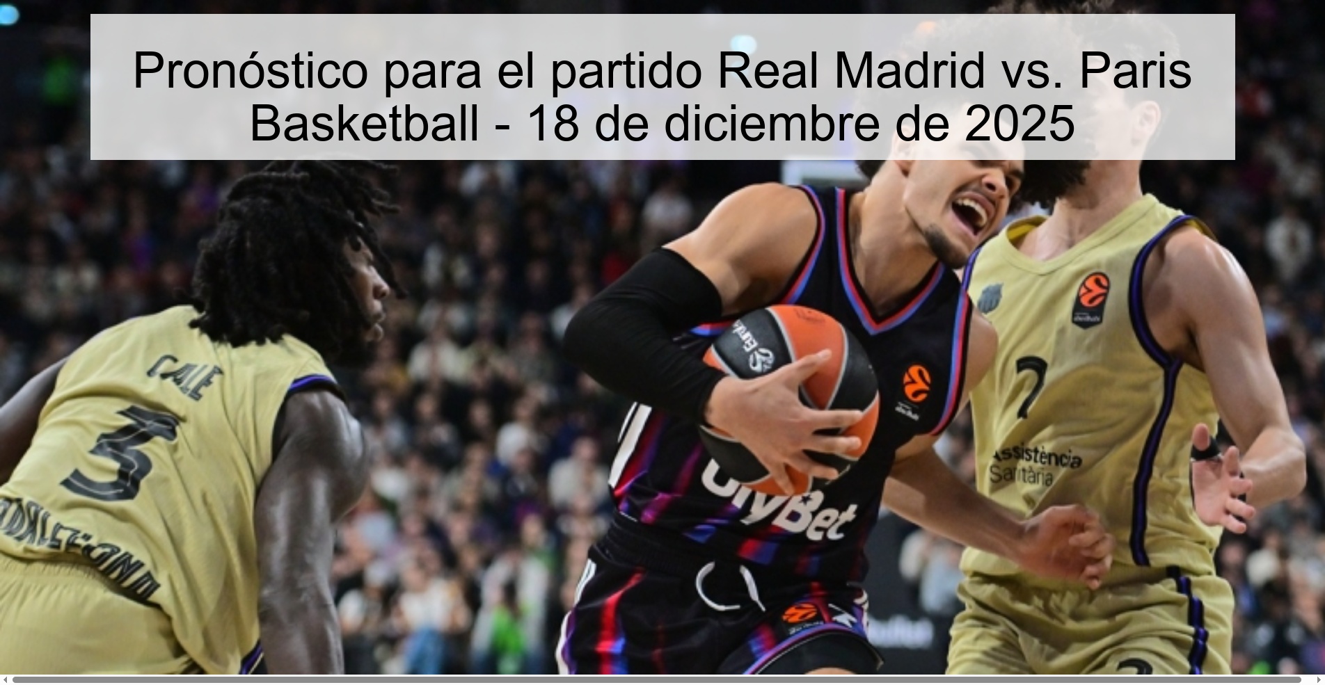 Prediction for the match Real Madrid vs. Paris Basketball - December 18, 2025