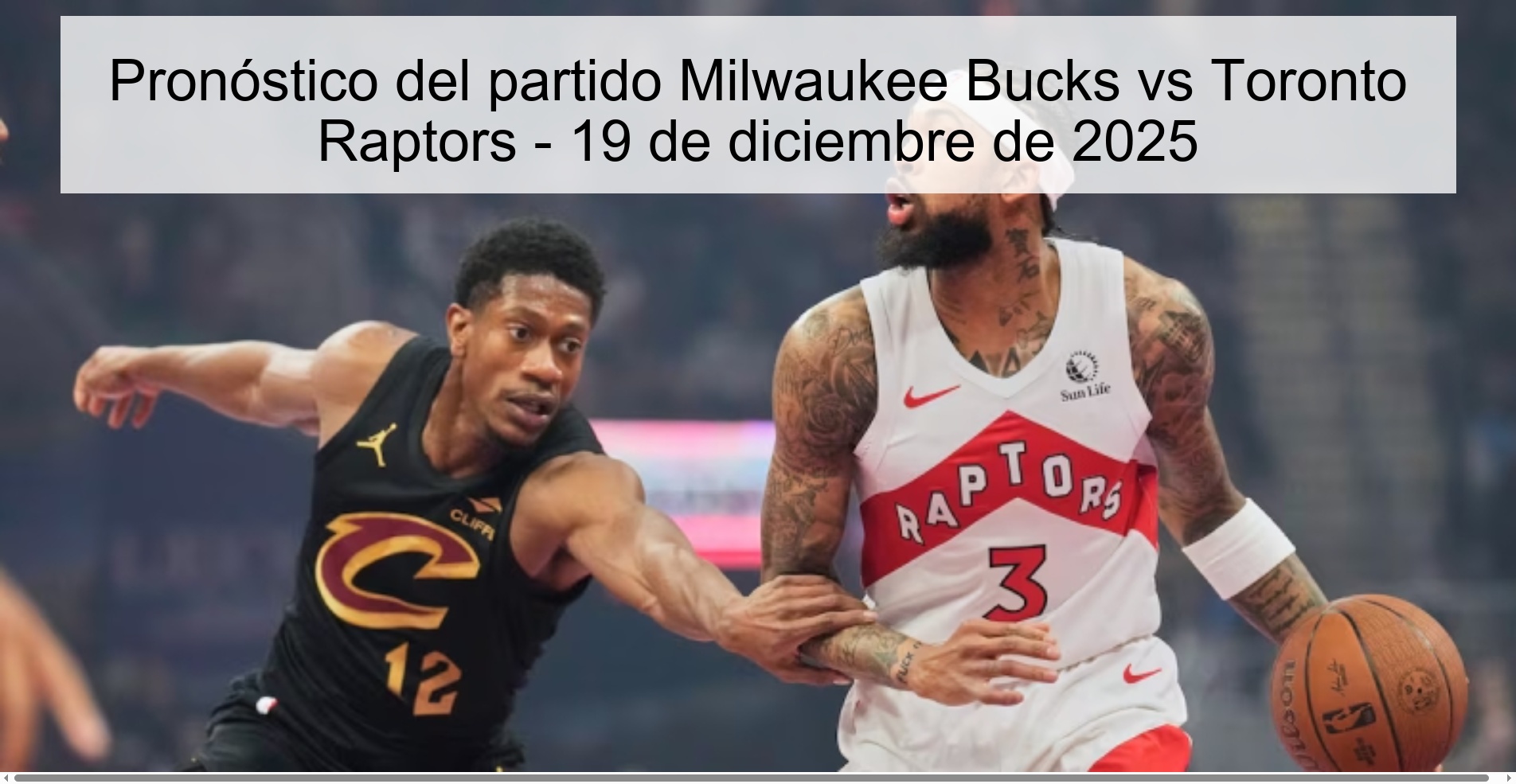 Milwaukee Bucks vs Toronto Raptors Prediction – December 19, 2025