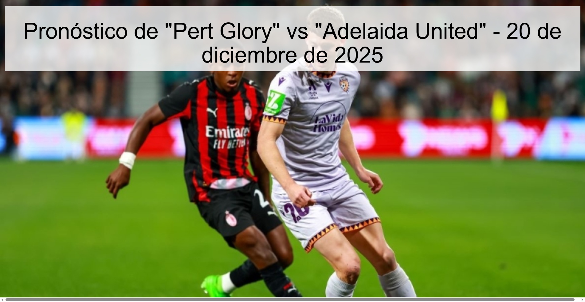 Pronóstico de 