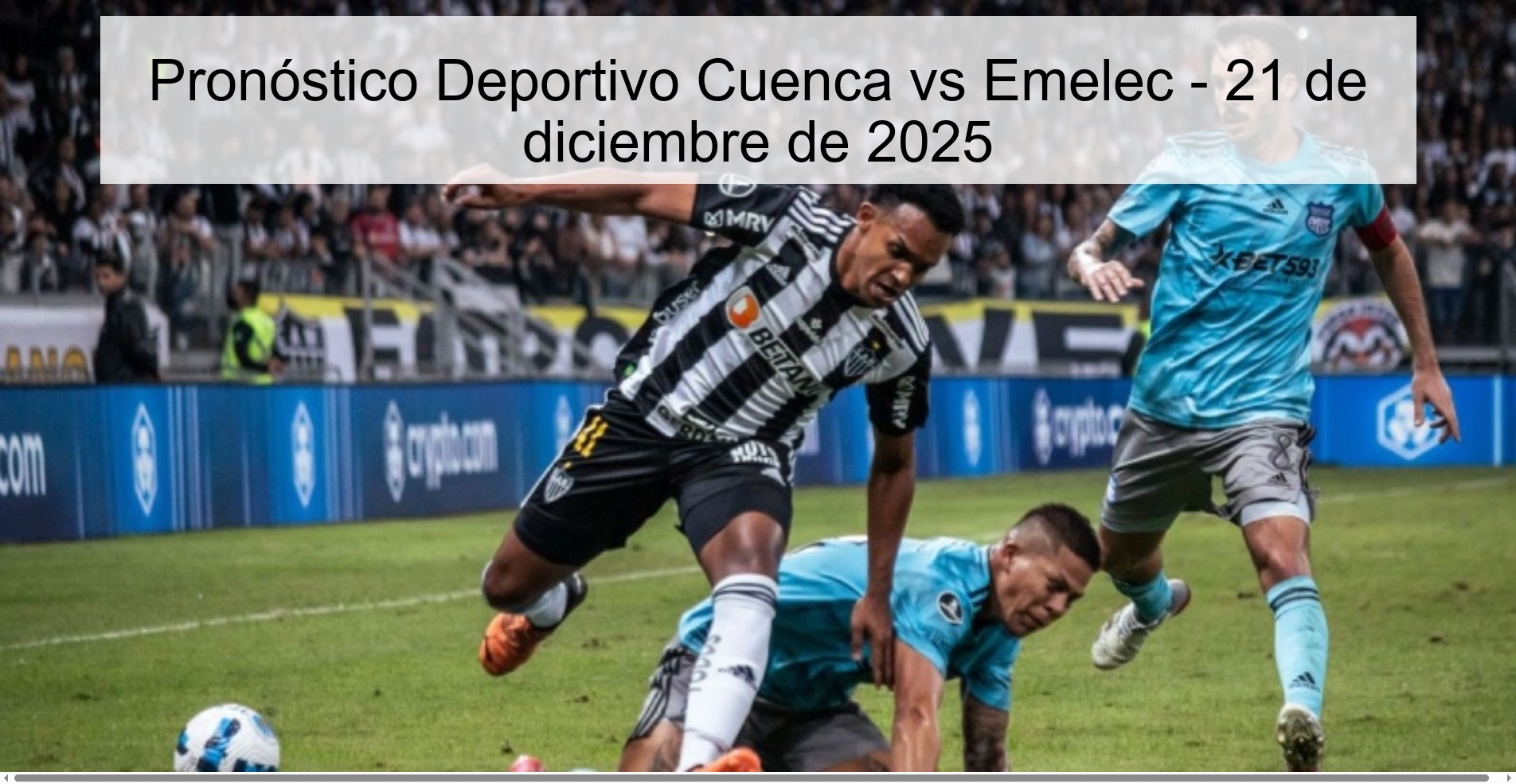 Deportivo Cuenca vs Emelec Prediction - December 21, 2025