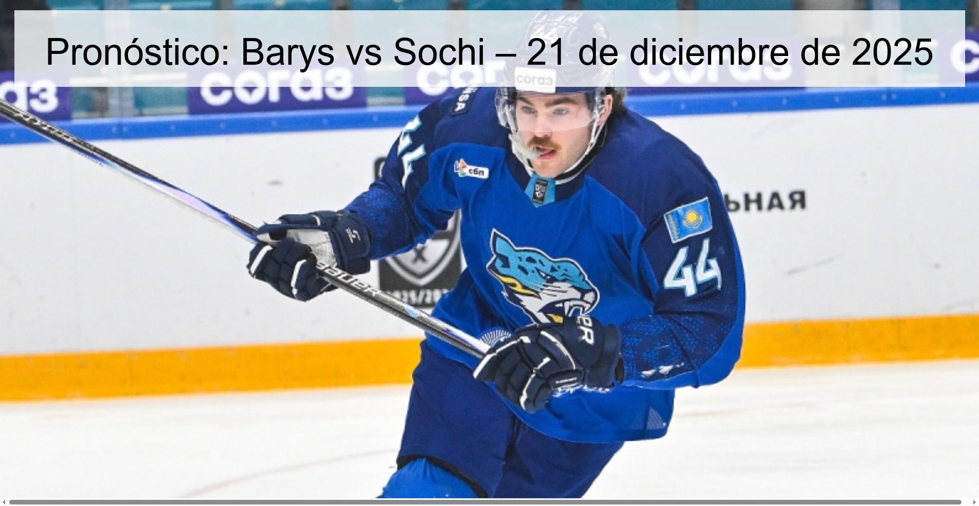Prediction: Barys vs Sochi – December 21, 2025