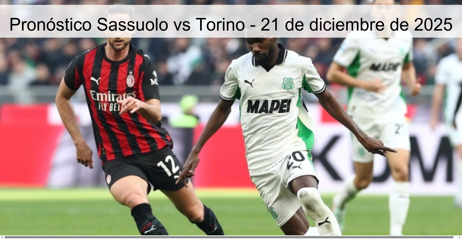 Sassuolo vs Torino Prediction – December 21, 2025