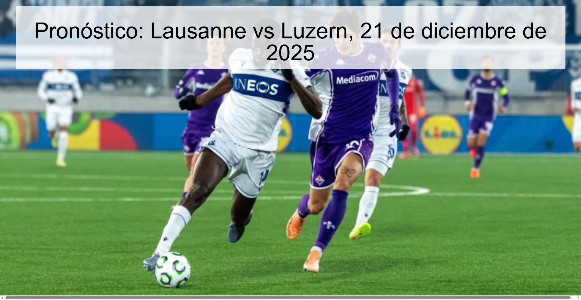 Prediction: Lausanne vs Luzern, December 21, 2025