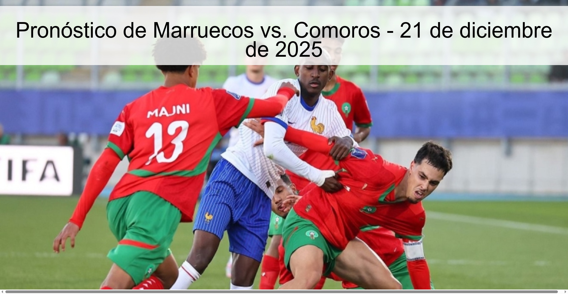 Morocco vs. Prediction Comoros - December 21, 2025