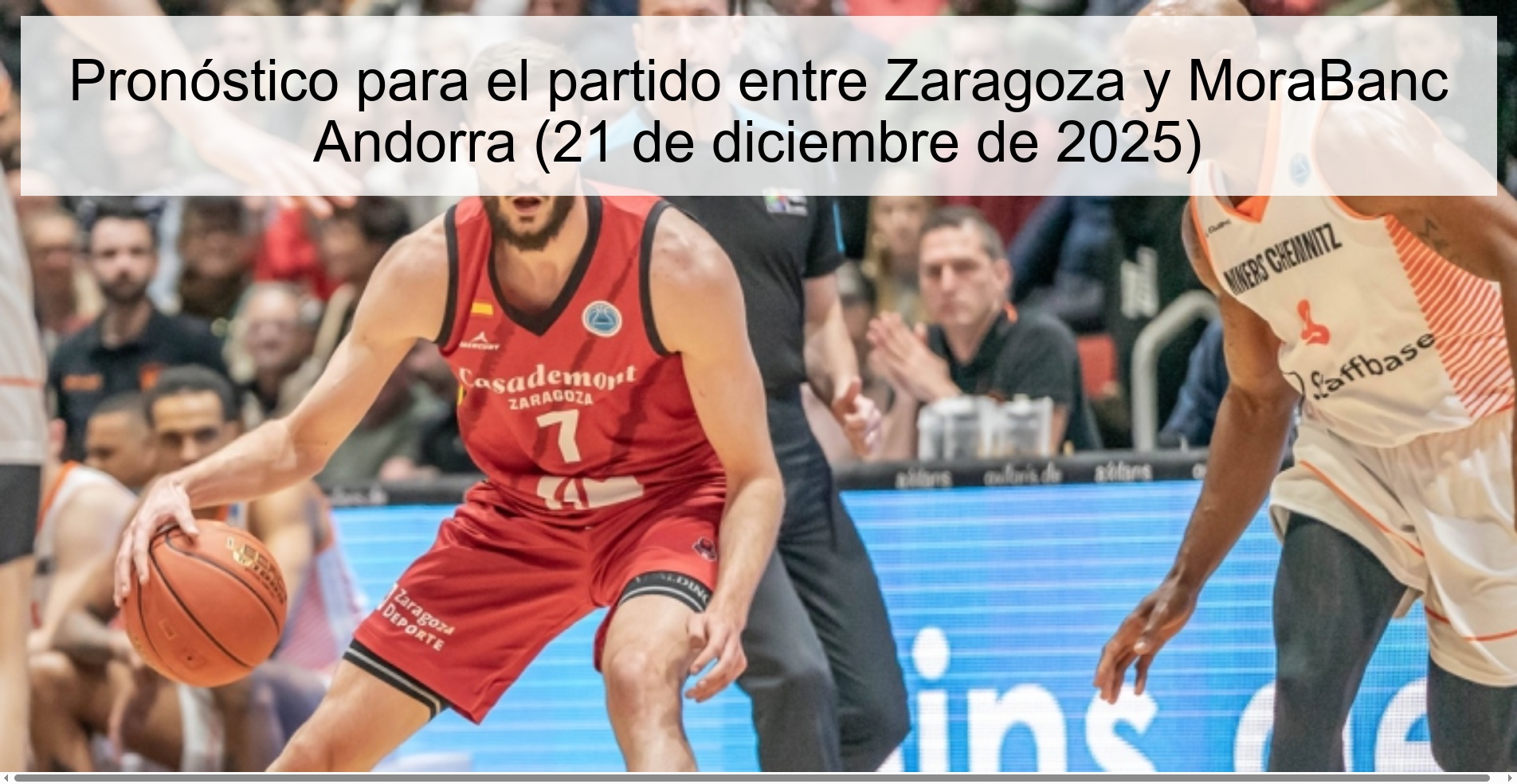 Prediction for the match between Zaragoza and MoraBanc Andorra (December 21, 2025)