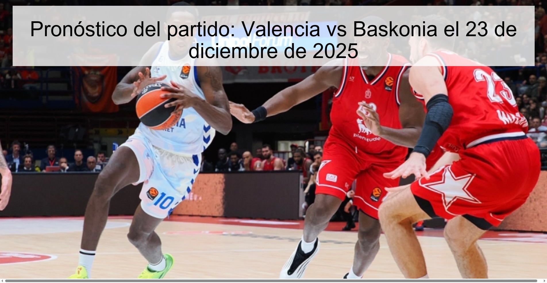 Match prediction: Valencia vs Baskonia on December 23, 2025 Match prediction: Valencia vs Baskonia on December 23, 2025
