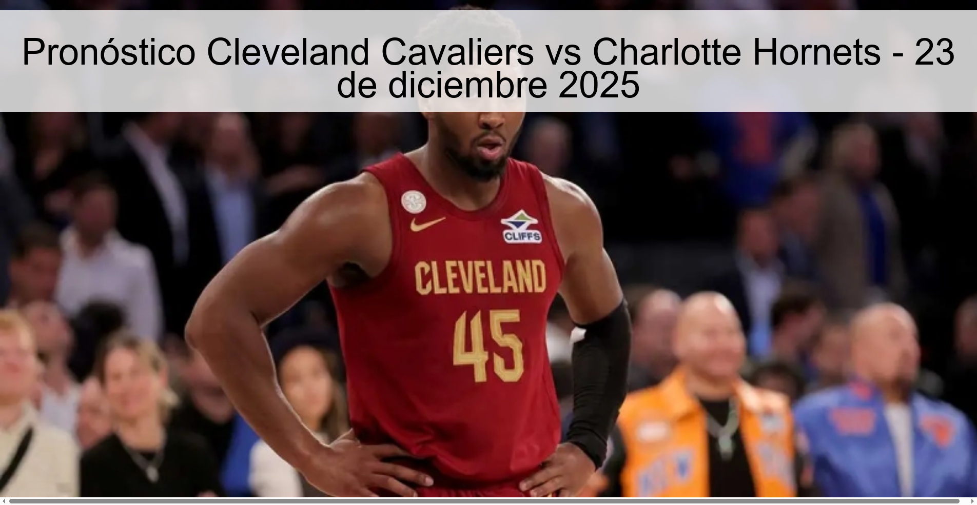 Cleveland Cavaliers vs Charlotte Hornets Prediction - December 23, 2025