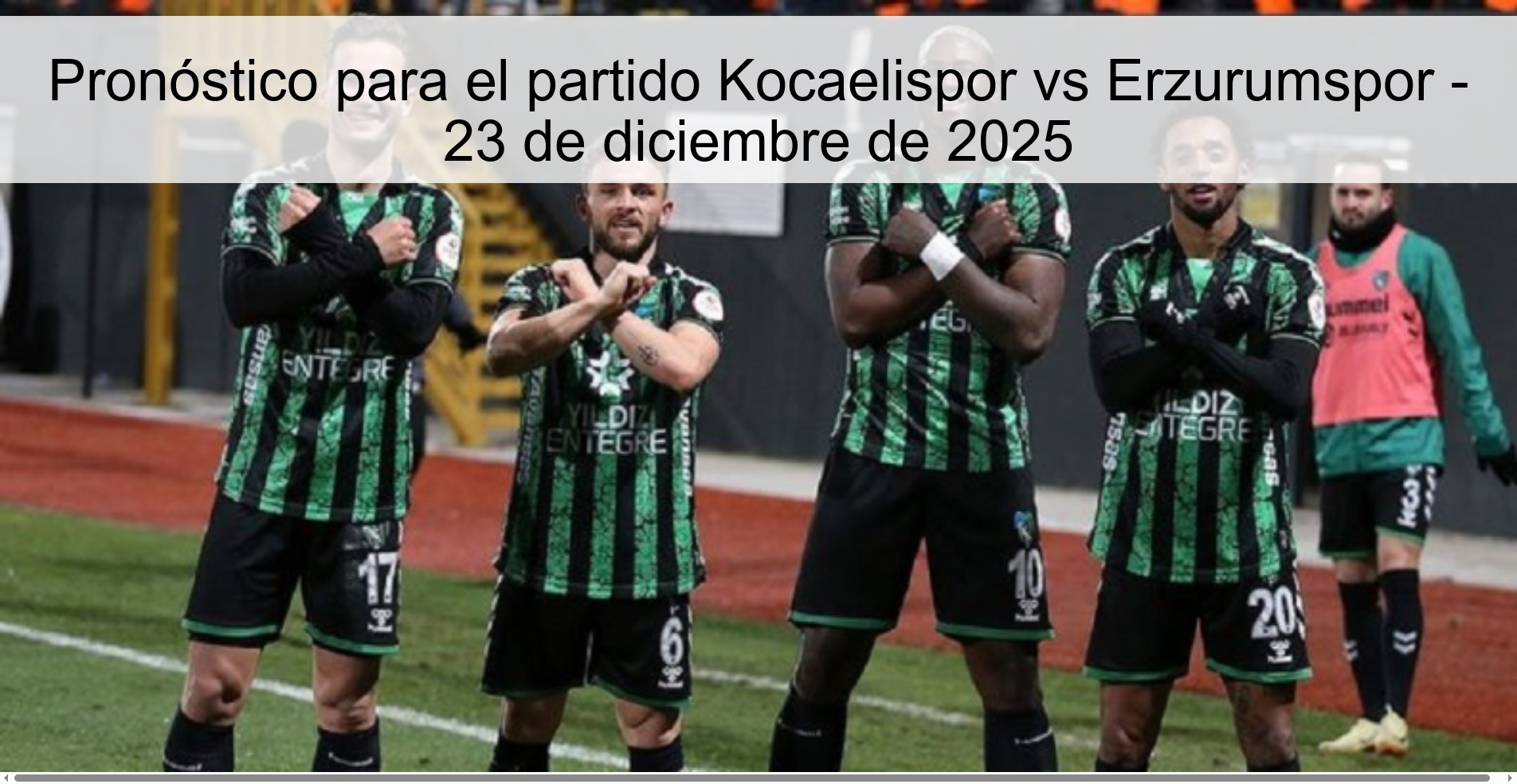 Prediction for the match Kocaelispor vs Erzurumspor - December 23, 2025