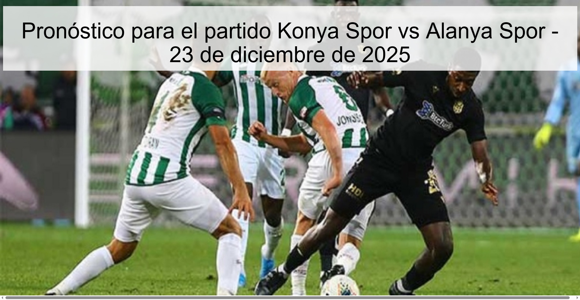 Prediction for the match Konya Spor vs Alanya Spor - December 23, 2025