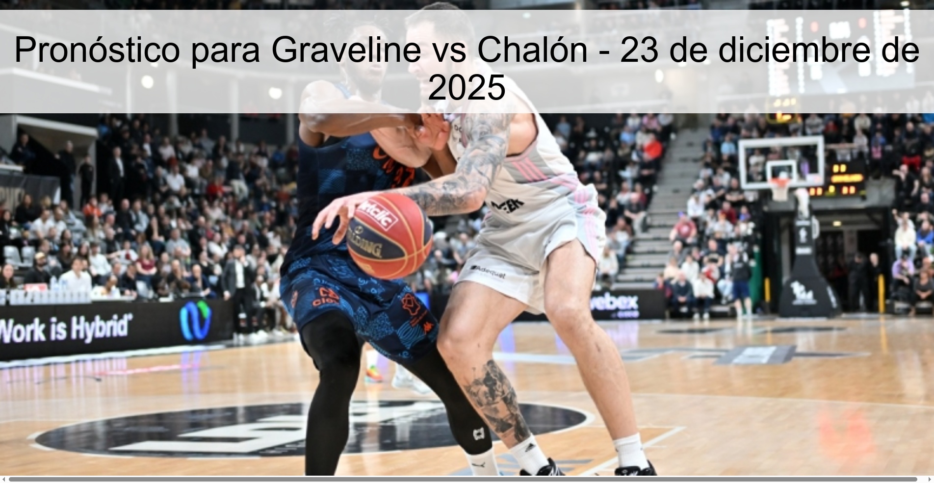 Pronóstico para Graveline vs Chalón - 23 de diciembre de 2025