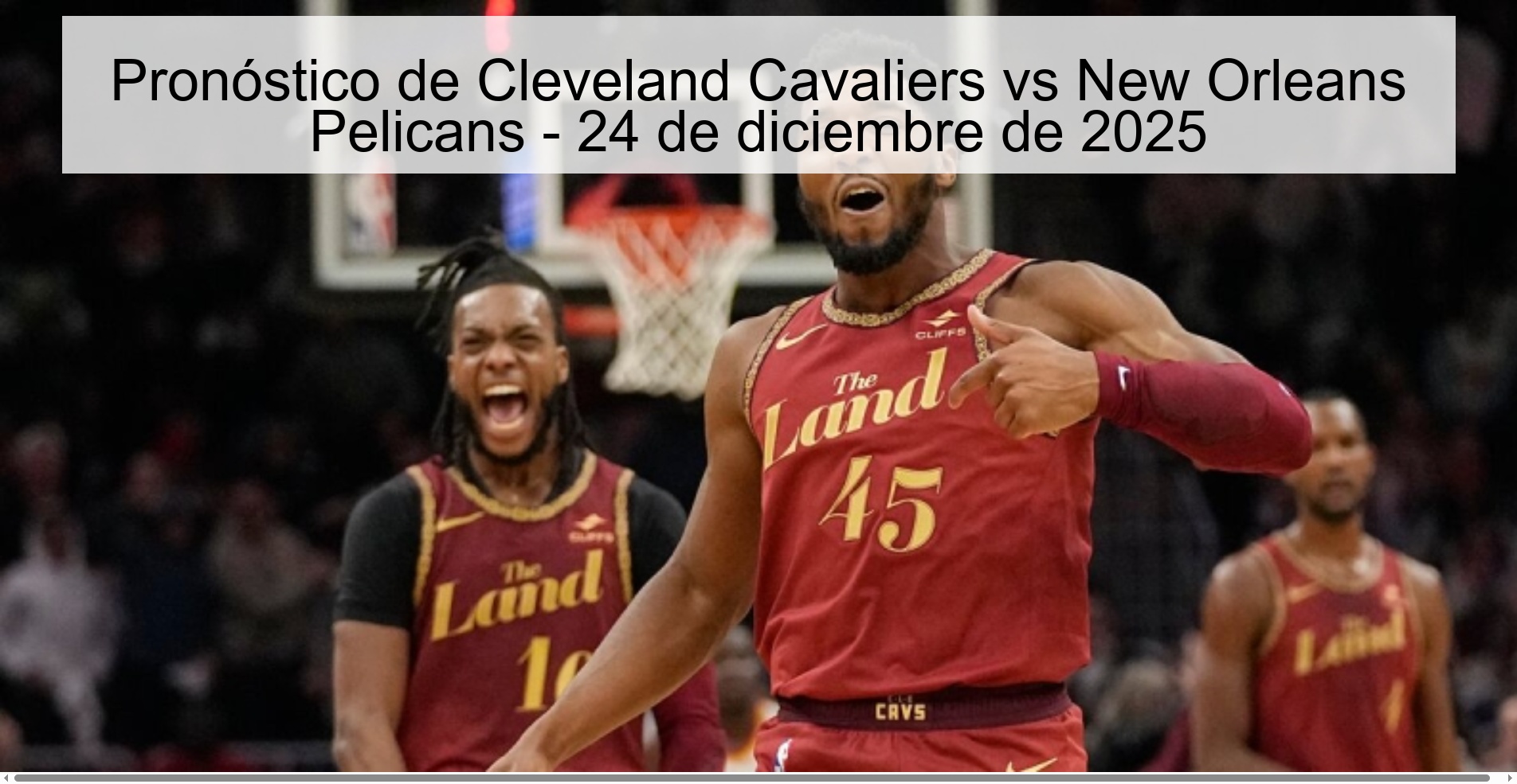 Cleveland Cavaliers vs New Orleans Pelicans Prediction – December 24, 2025