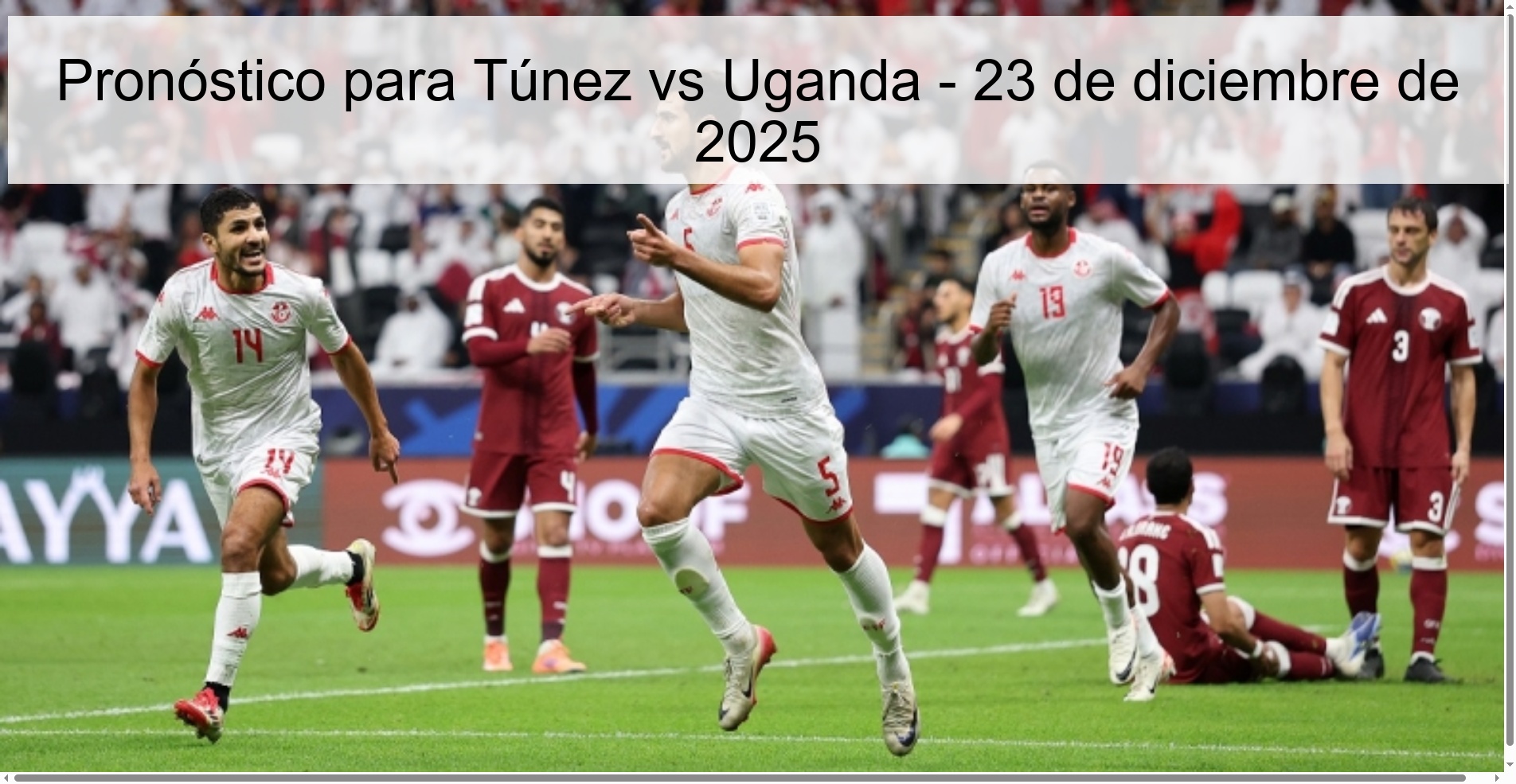 Prediction for Tunisia vs Uganda – December 23, 2025