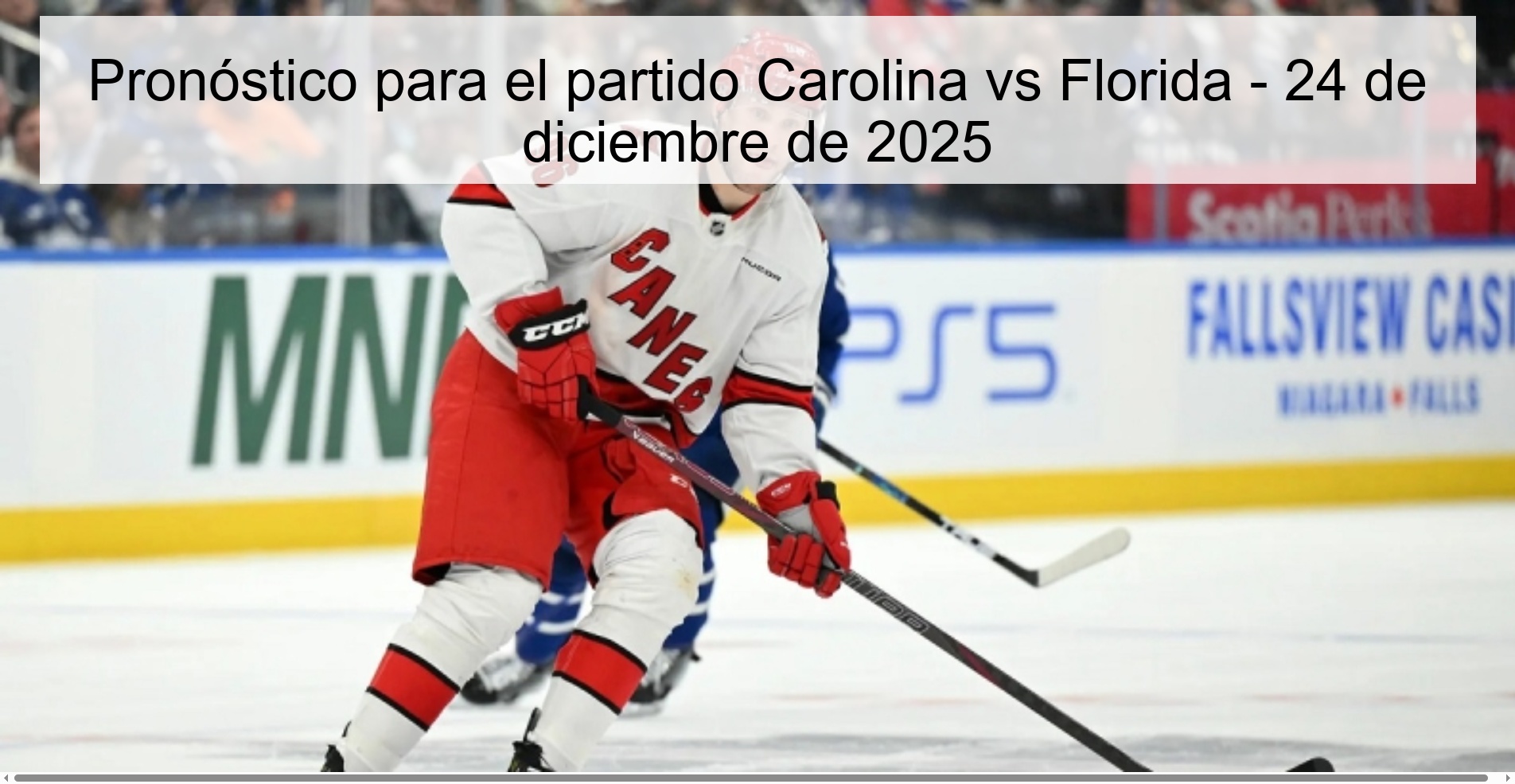 Pronóstico para el partido Carolina vs Florida - 24 de diciembre de 2025