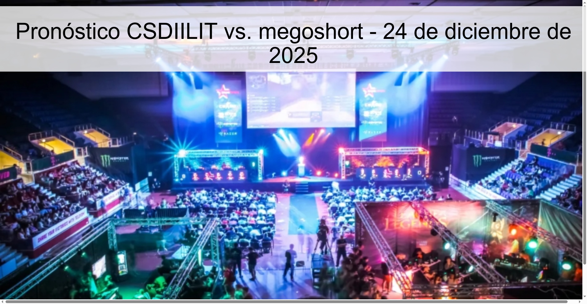 CSDIILIT vs. Prediction megoshort - December 24, 2025