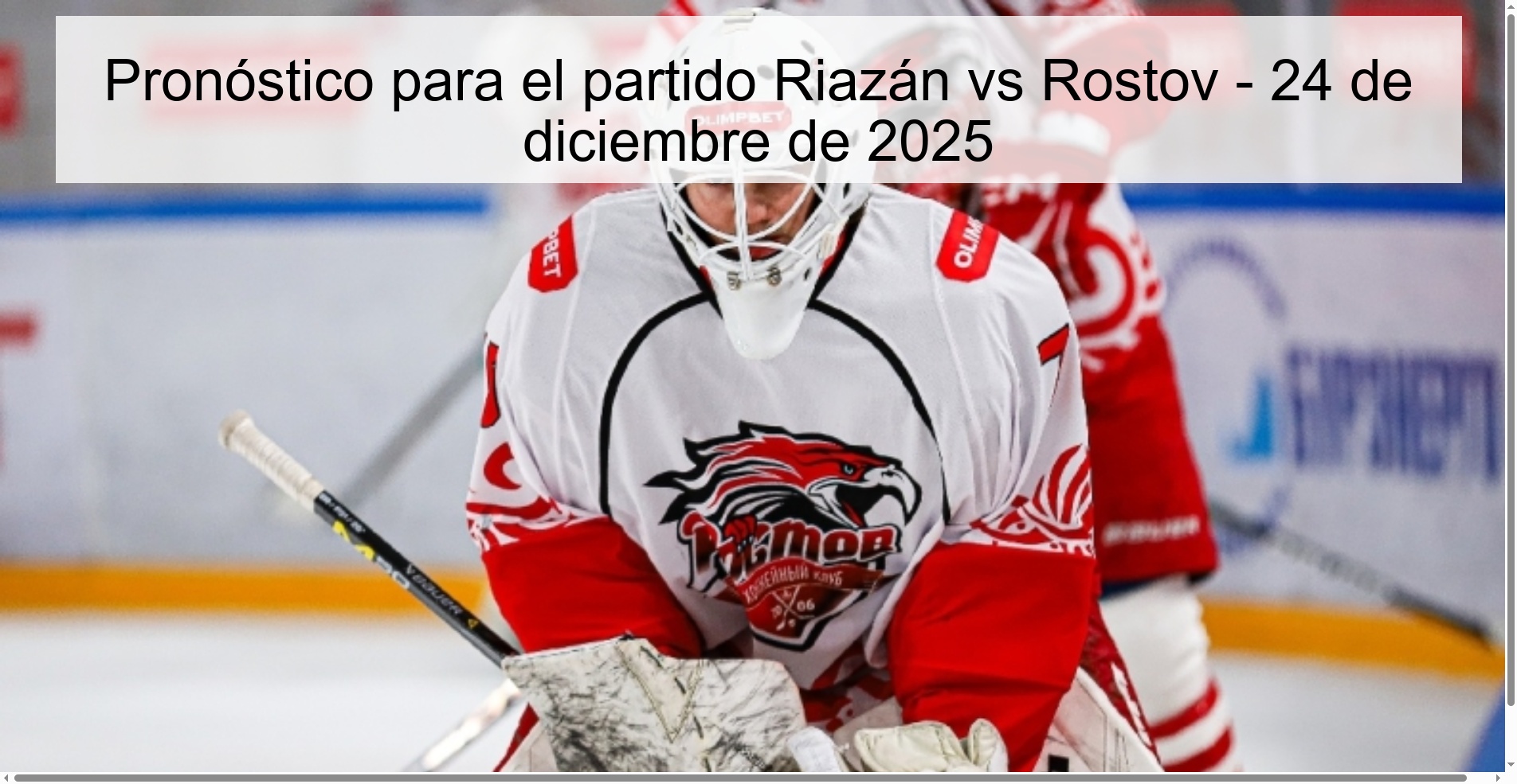 Pronóstico para el partido Riazán vs Rostov - 24 de diciembre de 2025