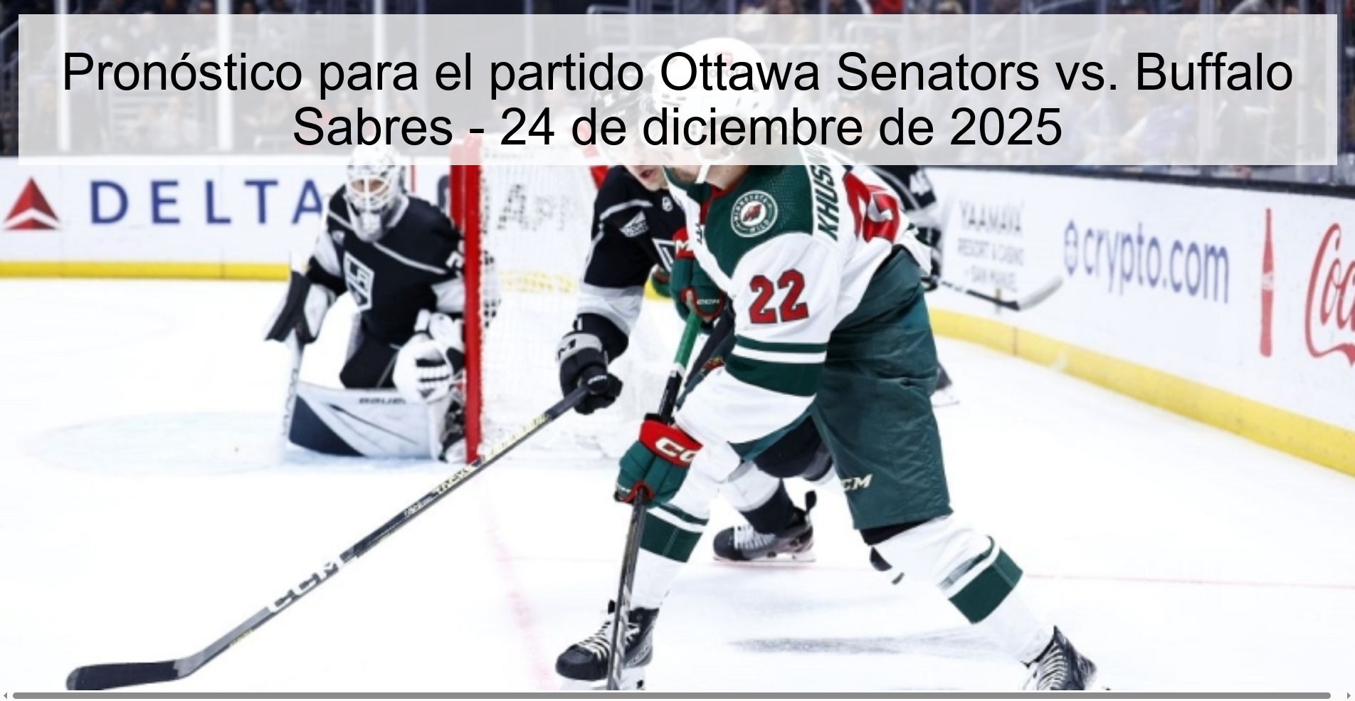 Prediction for the game Ottawa Senators vs. Buffalo Sabers – December 24, 2025