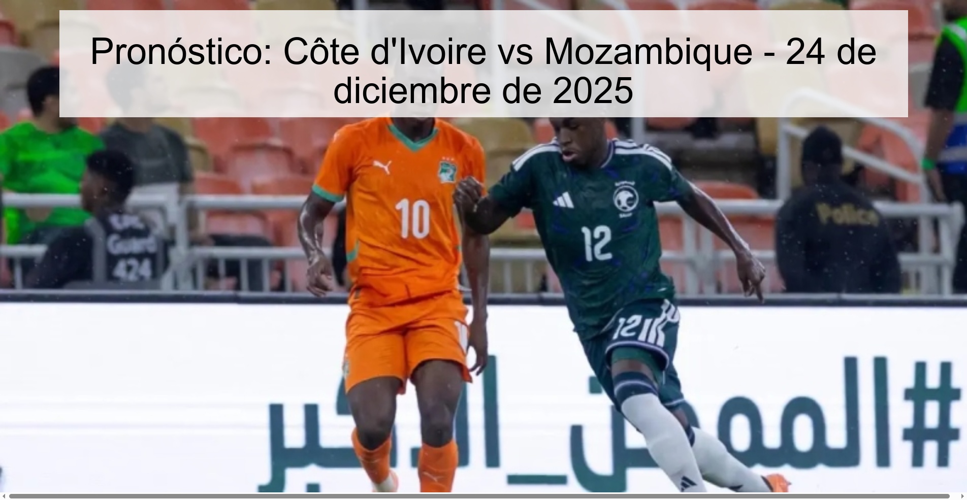 Prediction: Côte d'Ivoire vs Mozambique – December 24, 2025