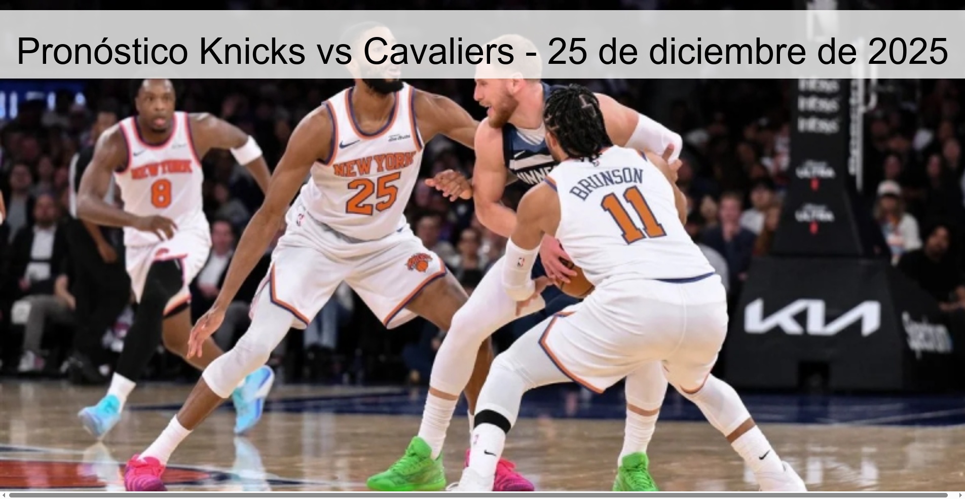 Knicks vs Cavaliers Prediction - December 25, 2025