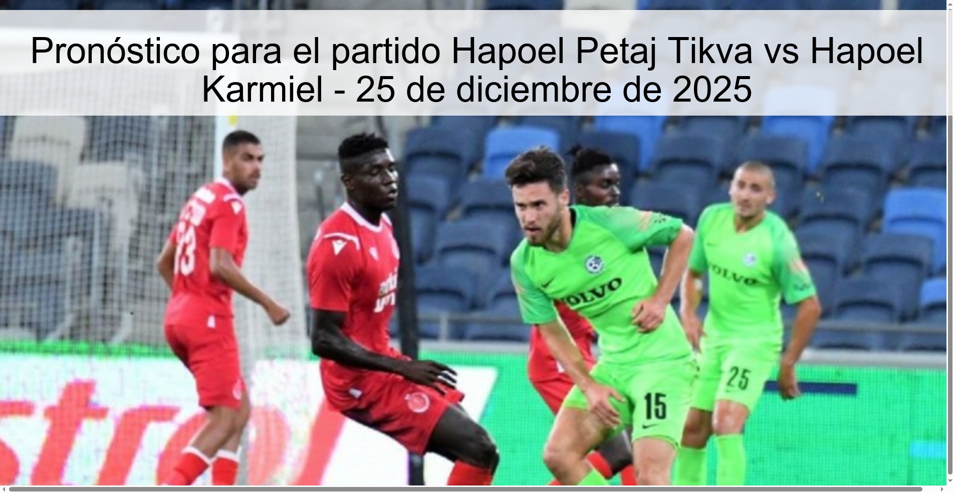 Prediction for the match Hapoel Petaj Tikva vs Hapoel Karmiel - December 25, 2025