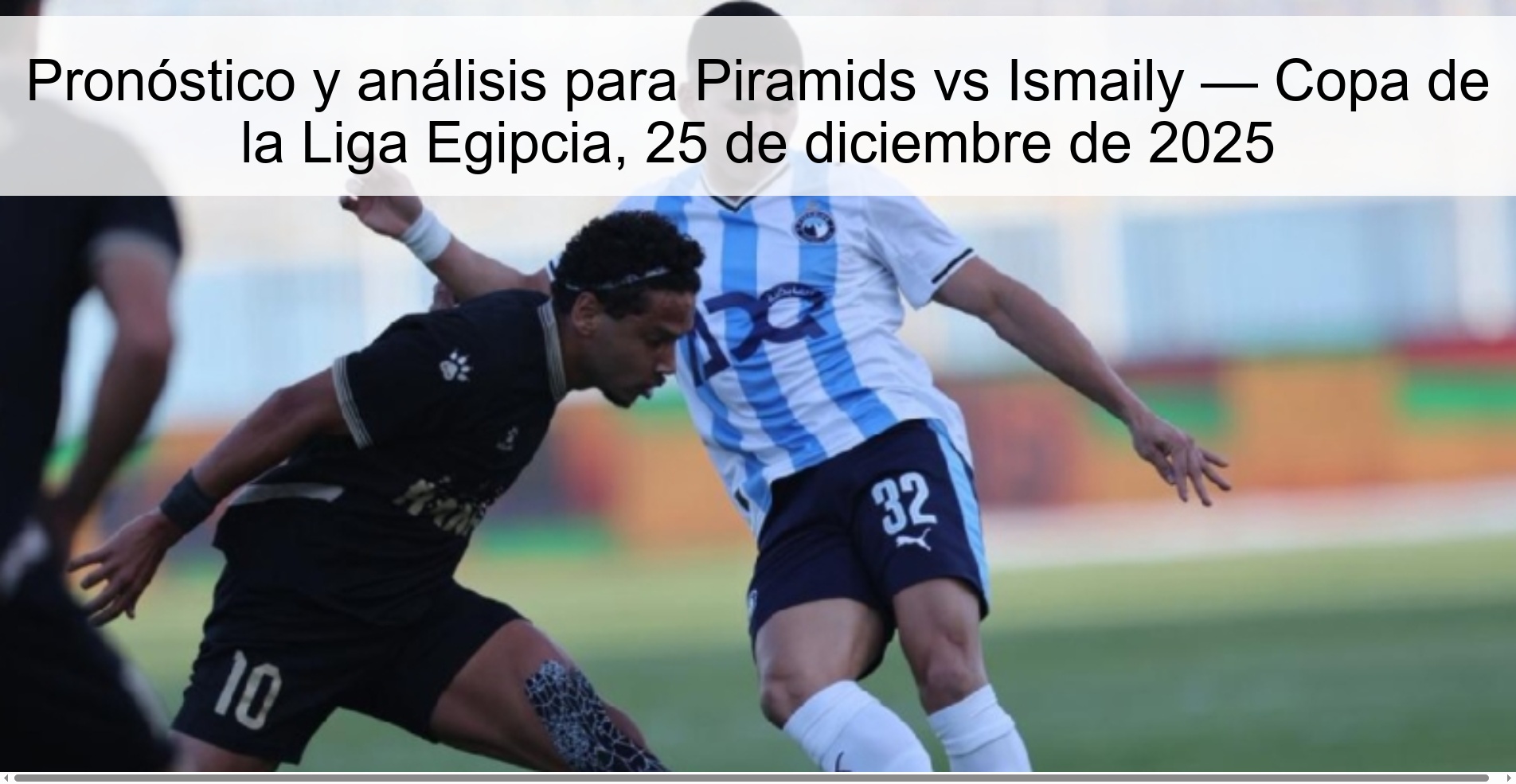 Prediction and analysis for Piramids vs Ismaily — Egyptian League Cup, December 25, 2025