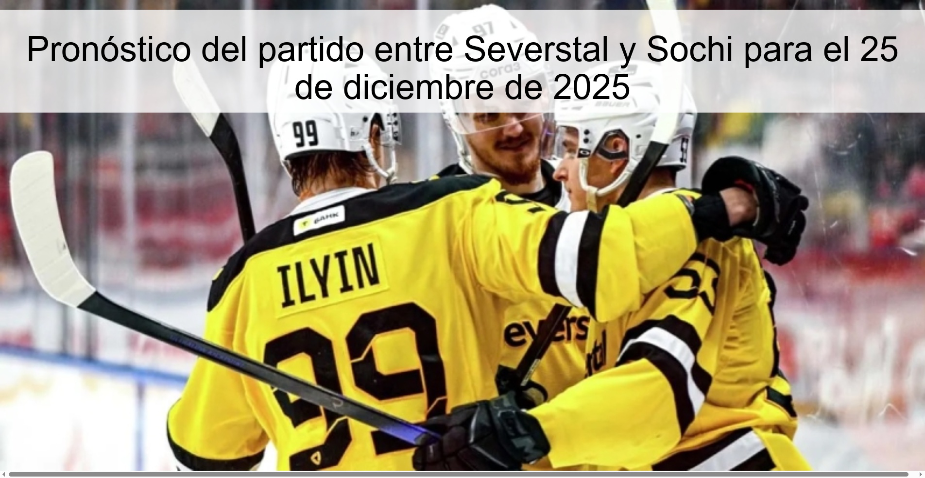 Prediction for the match between Severstal and Sochi for December 25, 2025