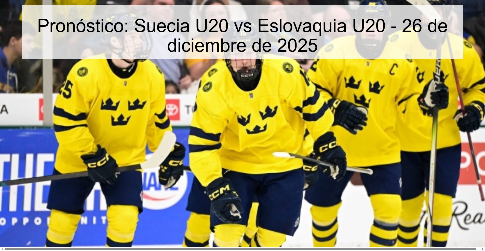 Prediction: Sweden U20 vs Slovakia U20 - December 26, 2025