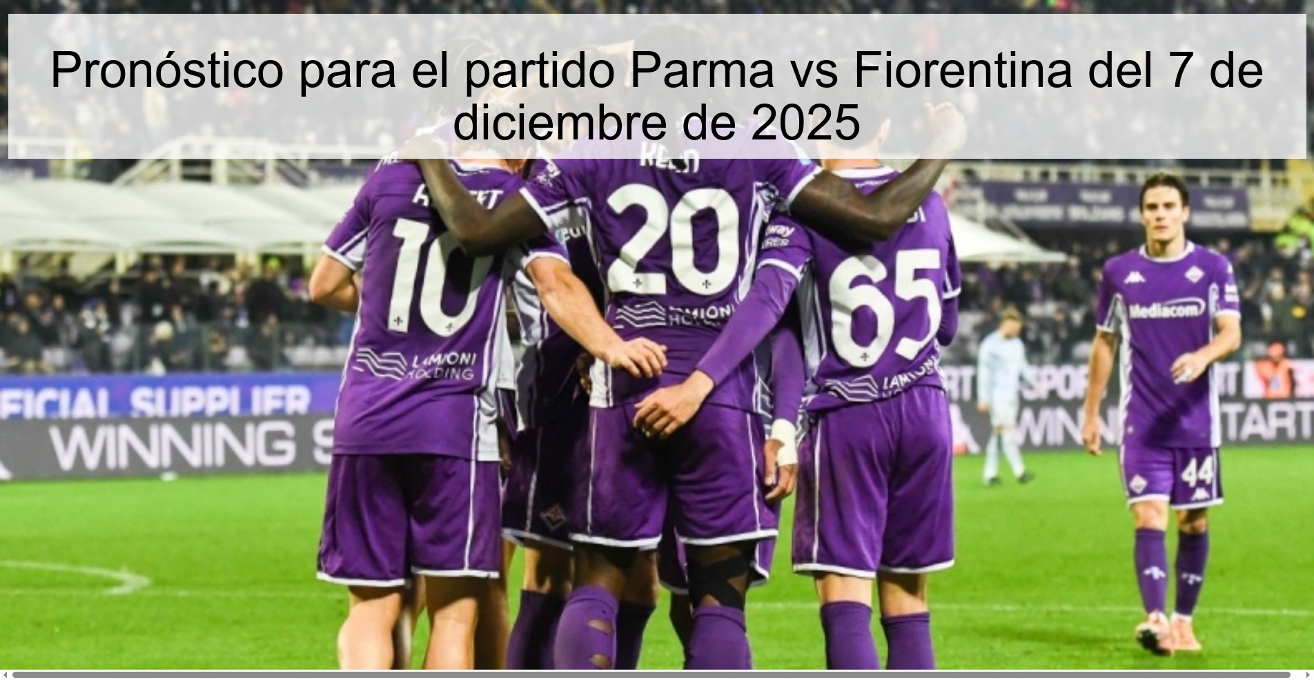 Prediction for the Parma vs Fiorentina match on December 7, 2025