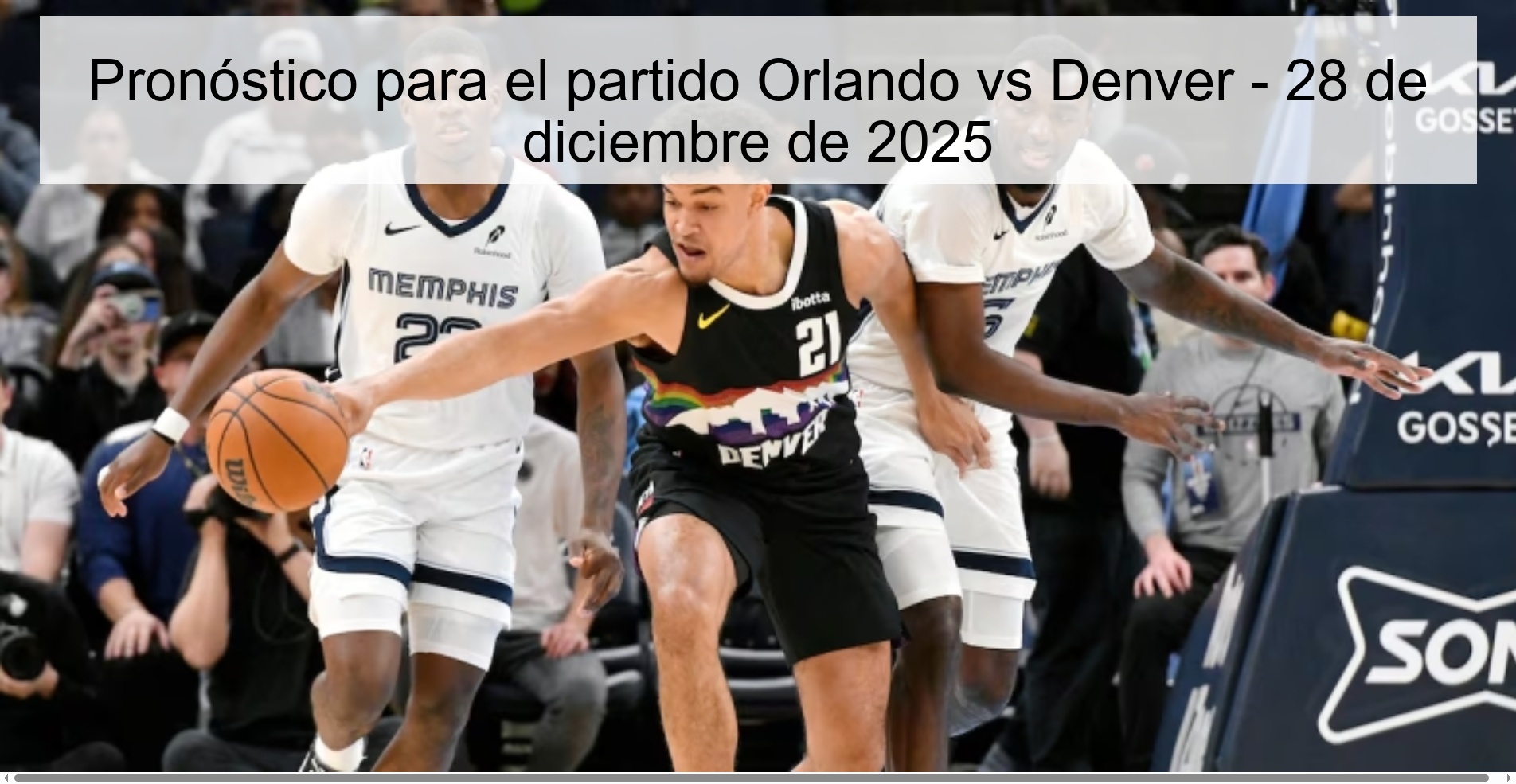 Prediction for the match Orlando vs Denver - December 28, 2025