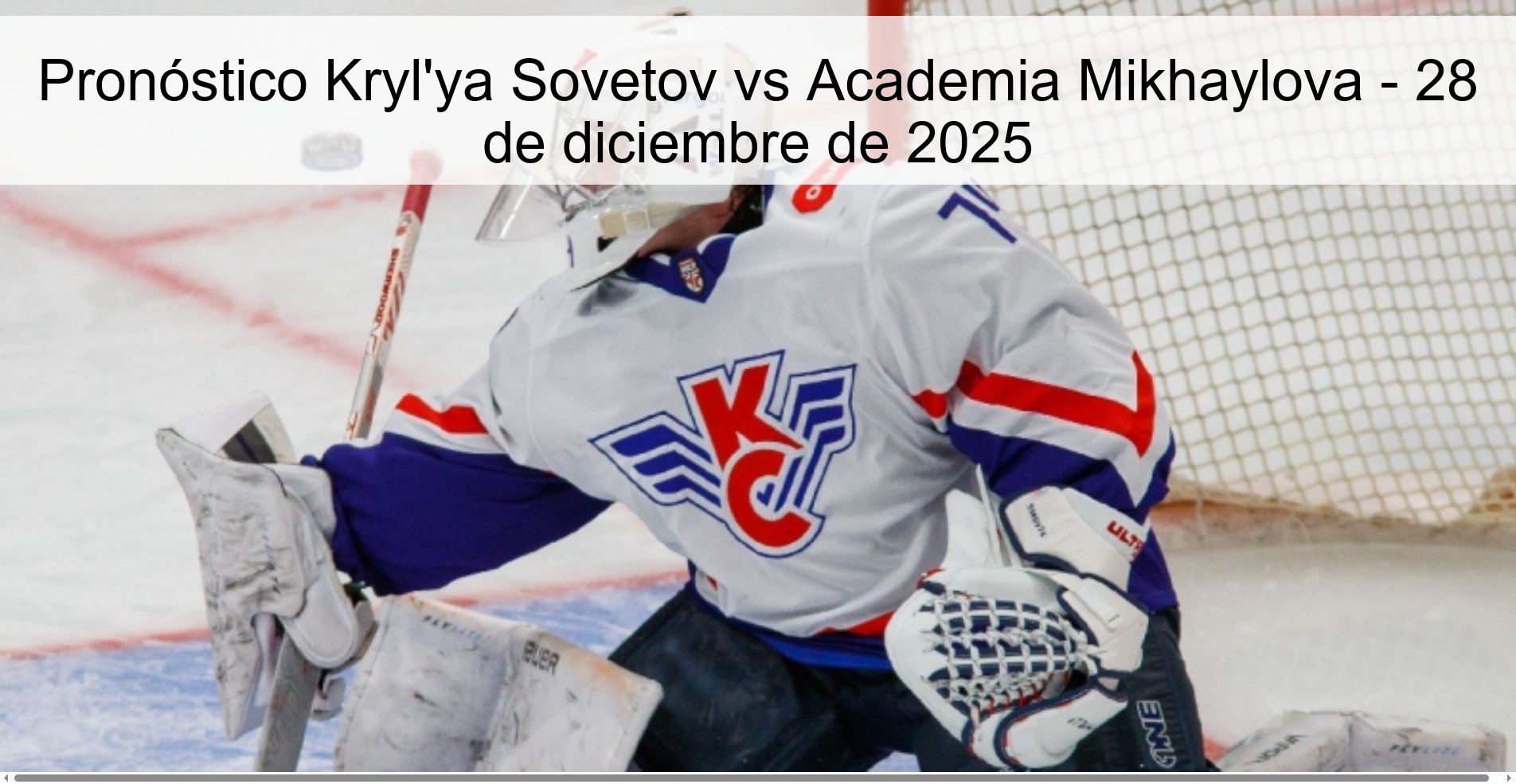 Kryl'ya Sovetov vs Academia Mikhaylova Prediction – December 28, 2025