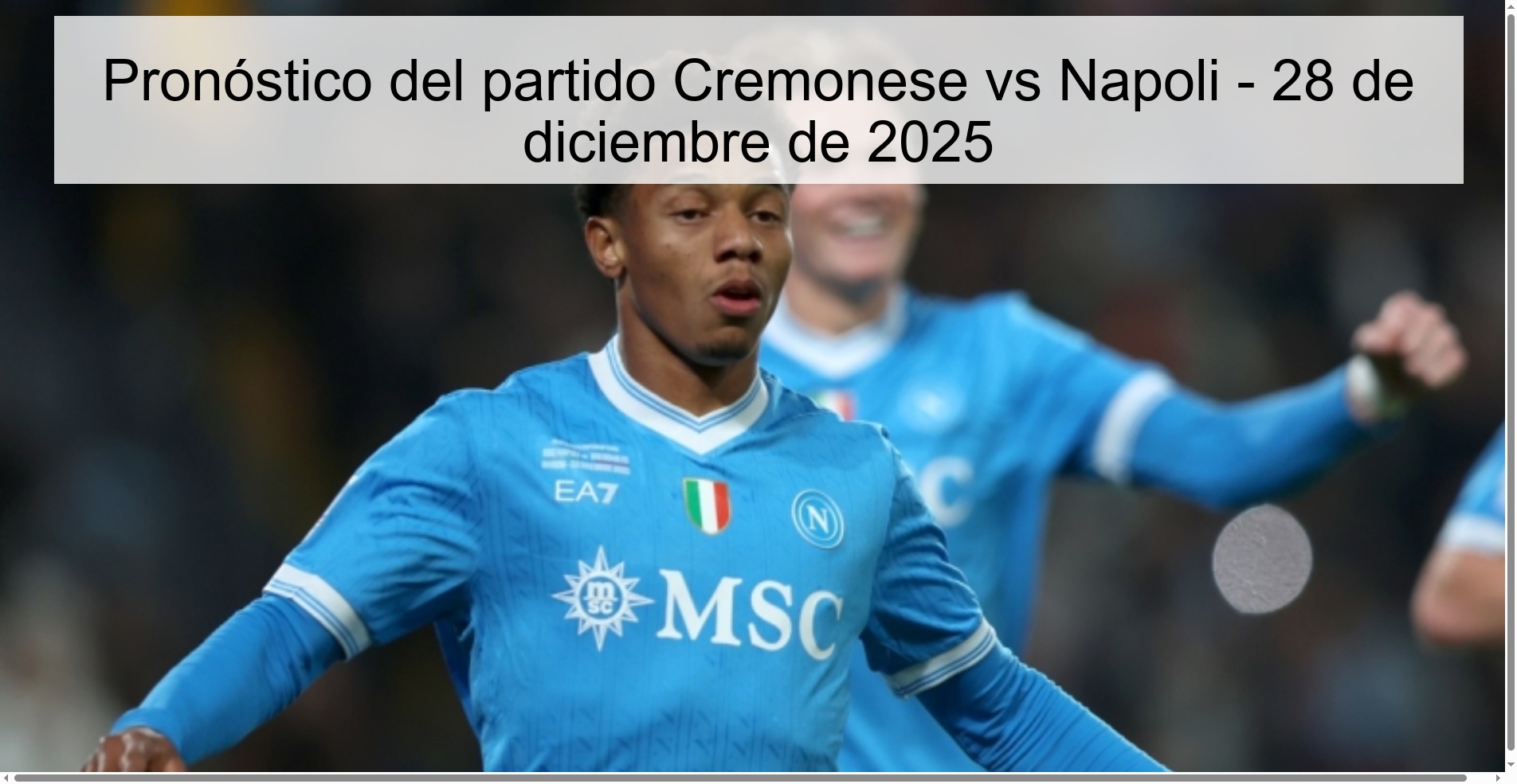 Cremonese vs Napoli Prediction – December 28, 2025