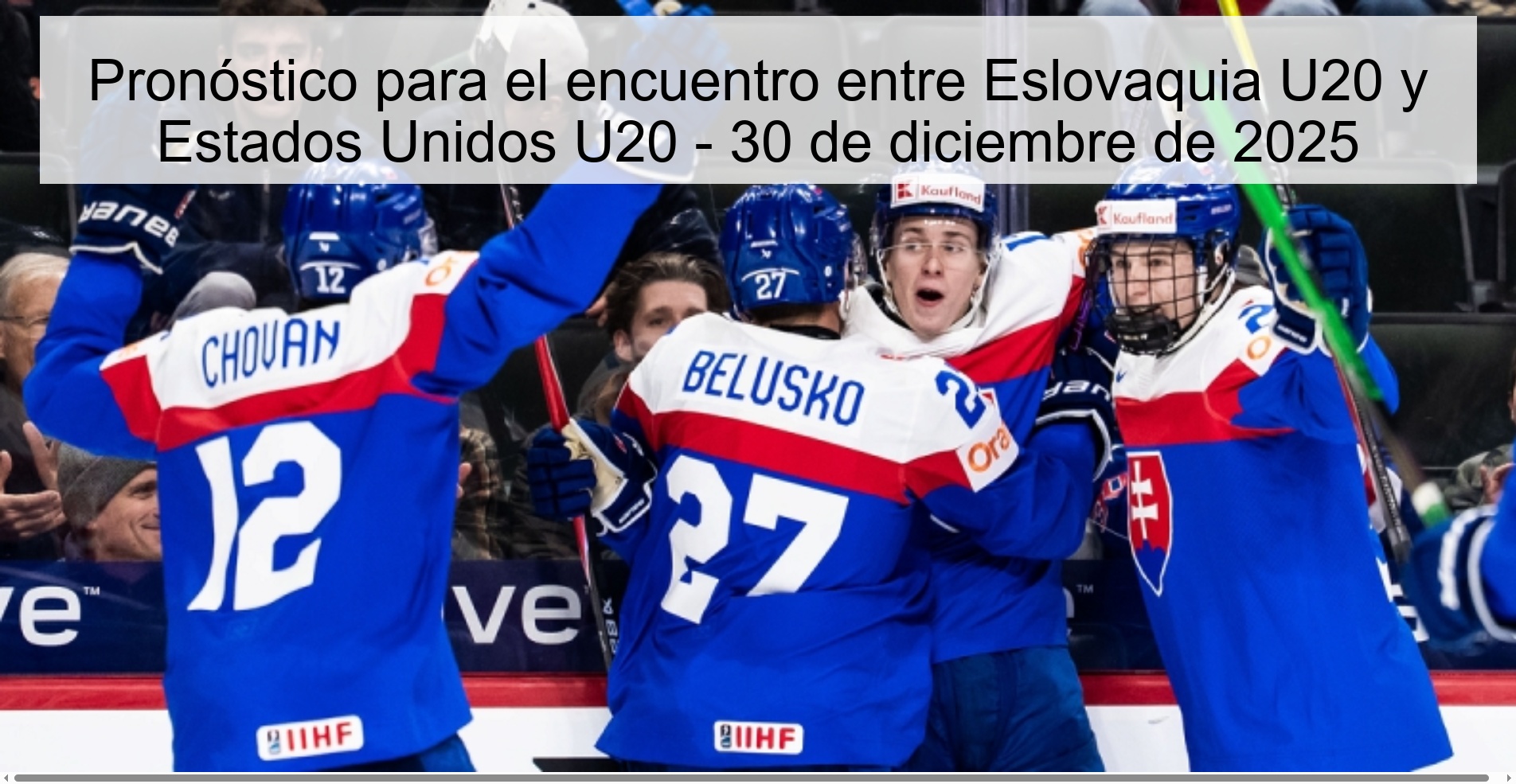 Prediction for the match between Slovakia U20 and United States U20 - December 30, 2025