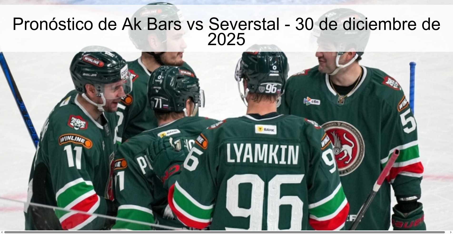 Ak Bars vs Severstal Prediction – December 30, 2025