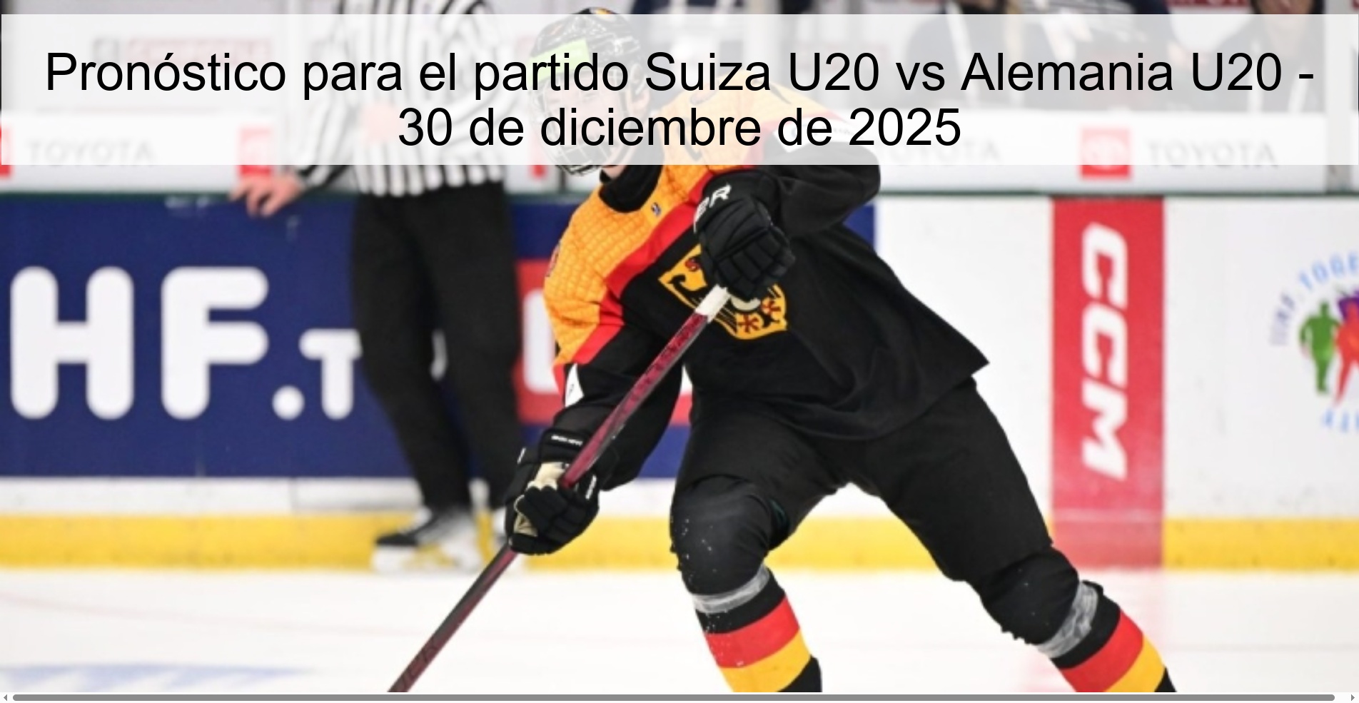 Prediction for the match Switzerland U20 vs Germany U20 - December 30, 2025