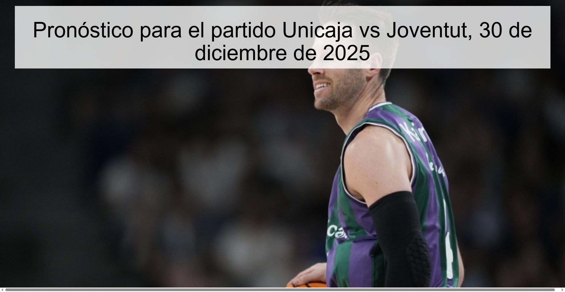 Prediction for the Unicaja vs Joventut match, December 30, 2025