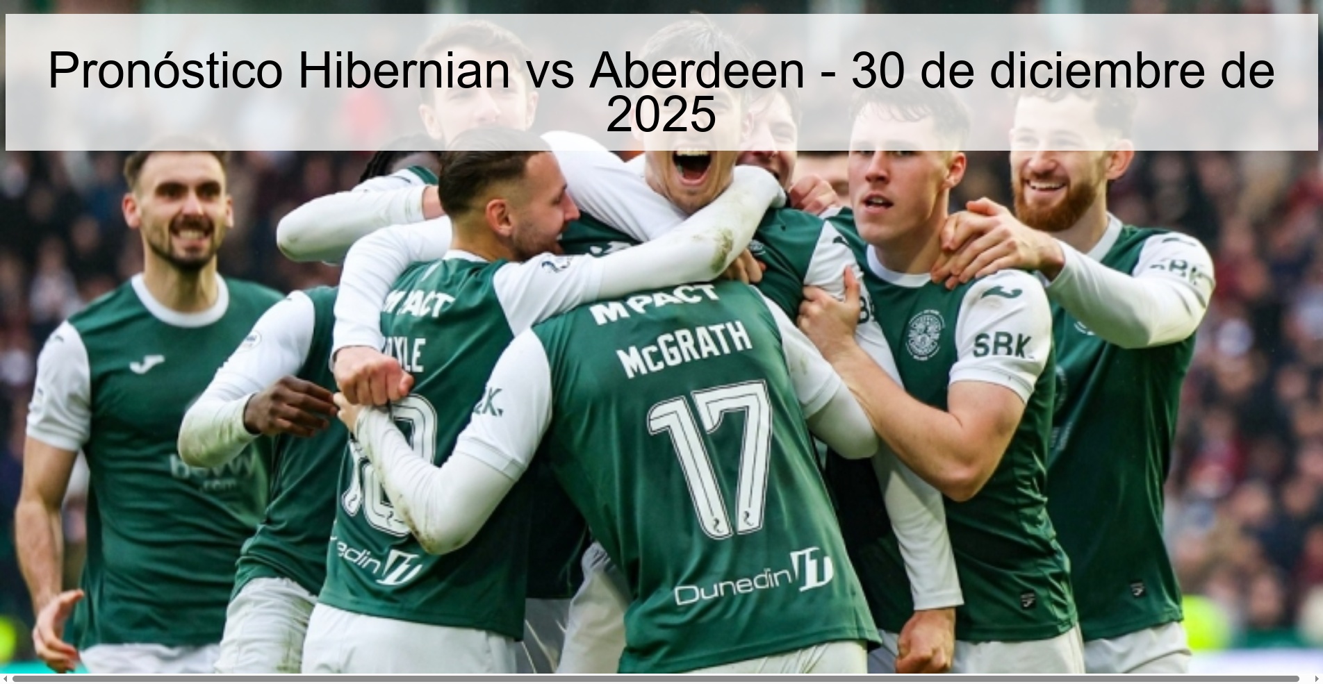 Hibernian vs Aberdeen Prediction – December 30, 2025