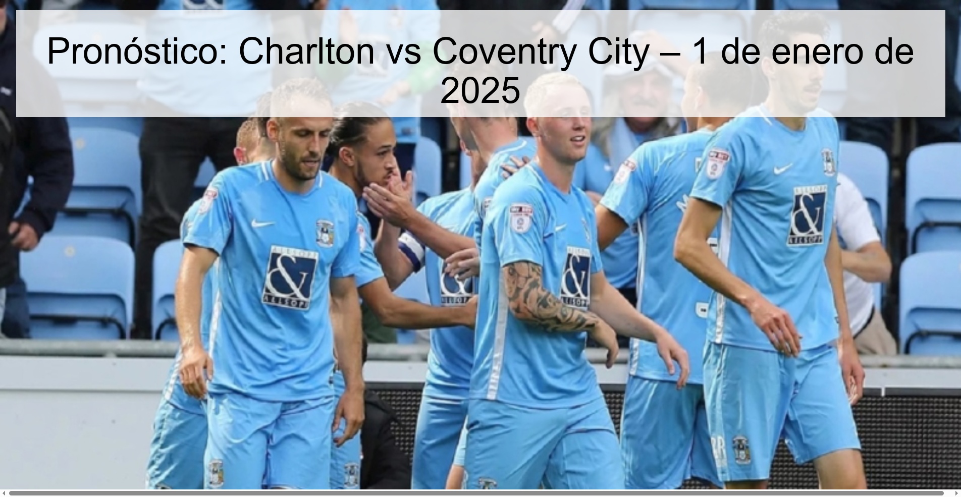 Prediction: Charlton vs Coventry City – January 1, 2025
