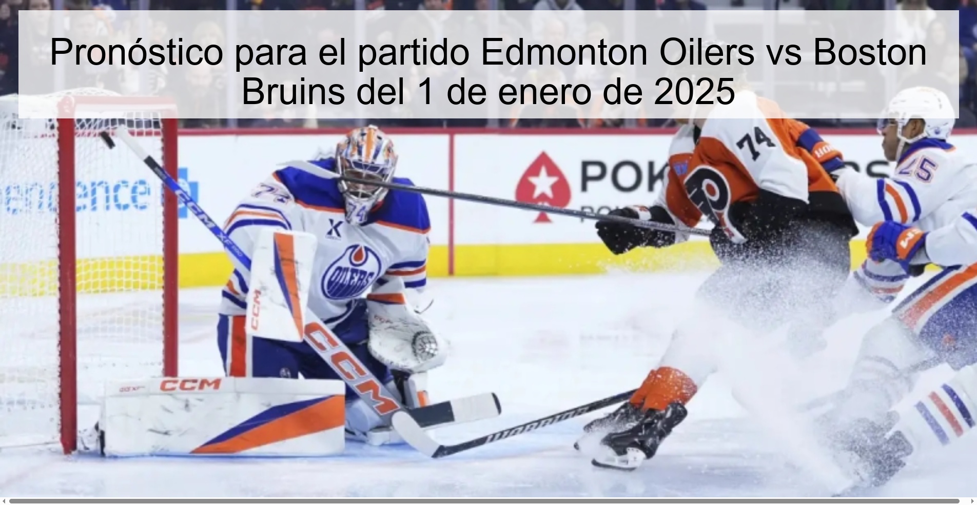 Pronóstico para el partido Edmonton Oilers vs Boston Bruins del 1 de enero de 2025 Pronóstico para el partido Edmonton Oilers vs Boston Bruins del 1 de enero de 2025