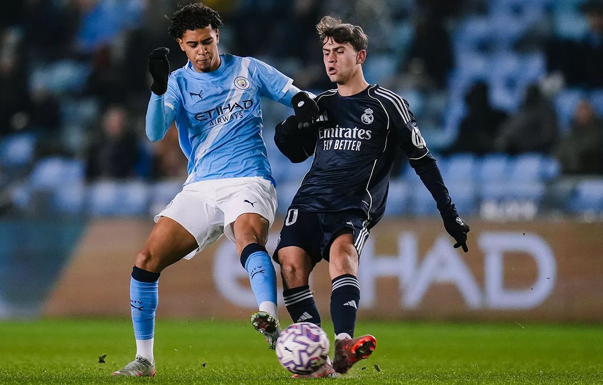 Real Madrid Castilla says goodbye to the group stage of the Premier League International Cup with an exciting draw against Manchester City (1-1) Real Madrid Castilla says goodbye to the group stage of the Premier League International Cup with an exciting draw against Manchester City (1-1)