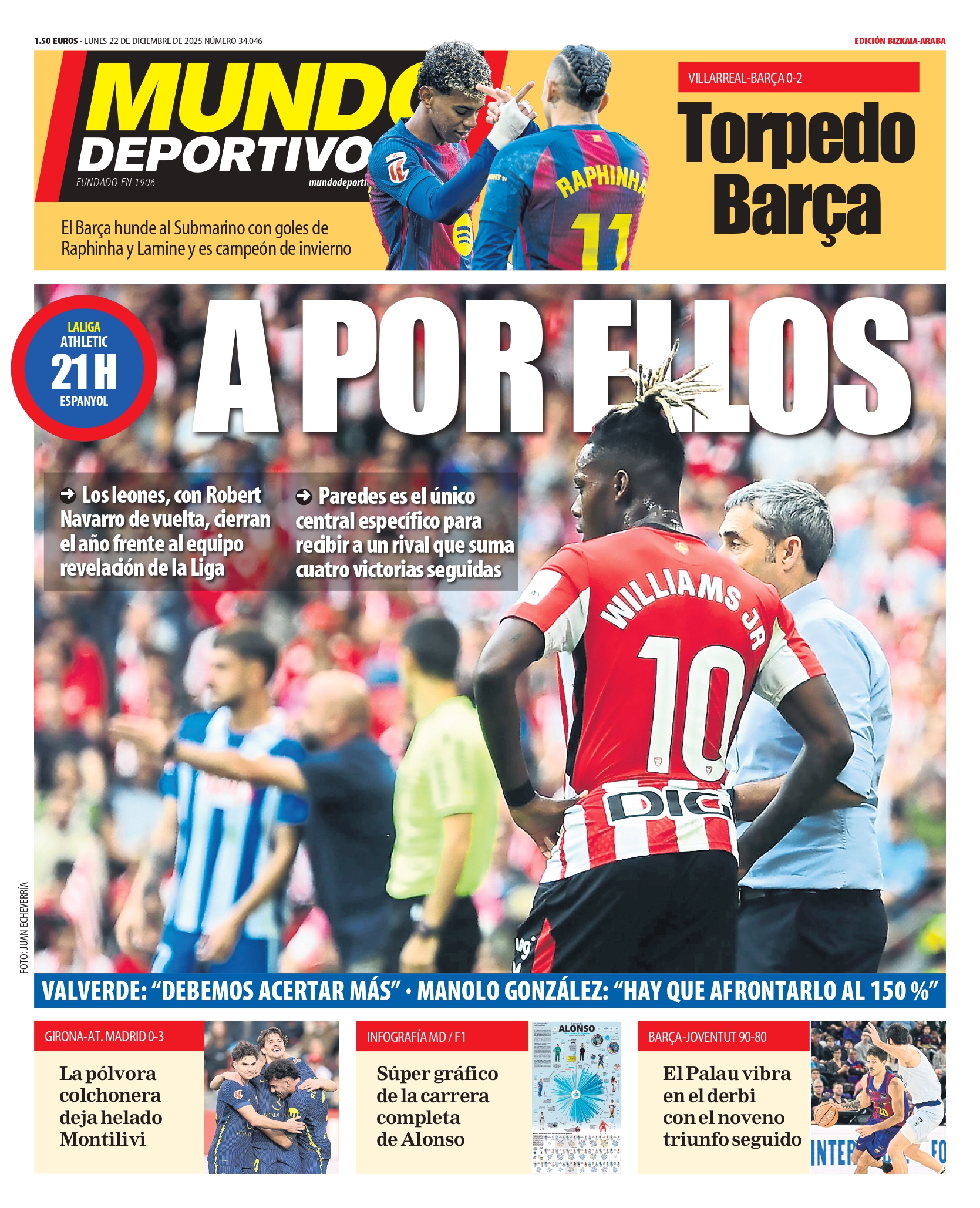 Last Match of the Year in San Mamés: Athletic and Espanyol Face Off in a Battle for Superiority