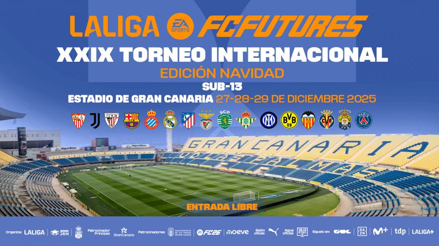 LaLiga FC Futures: The Emotion of Grassroots Football Shines in Gran Canaria with 16 Legendary Clubs