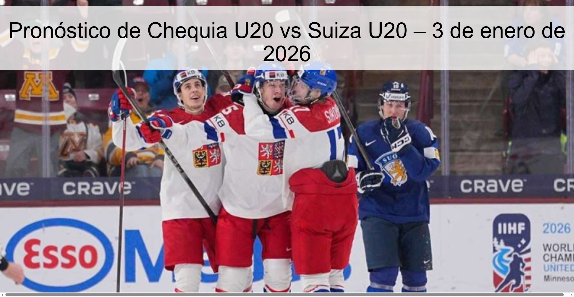 Czechia U20 vs Switzerland U20 Prediction – January 3, 2026