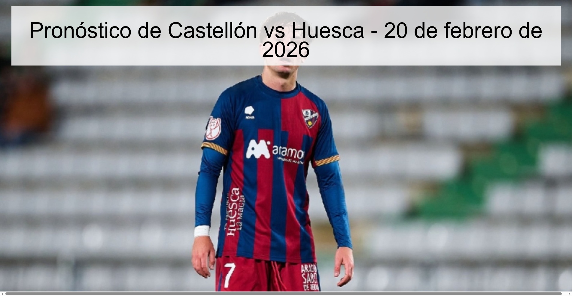 Castellón vs Huesca Prediction - February 20, 2026
