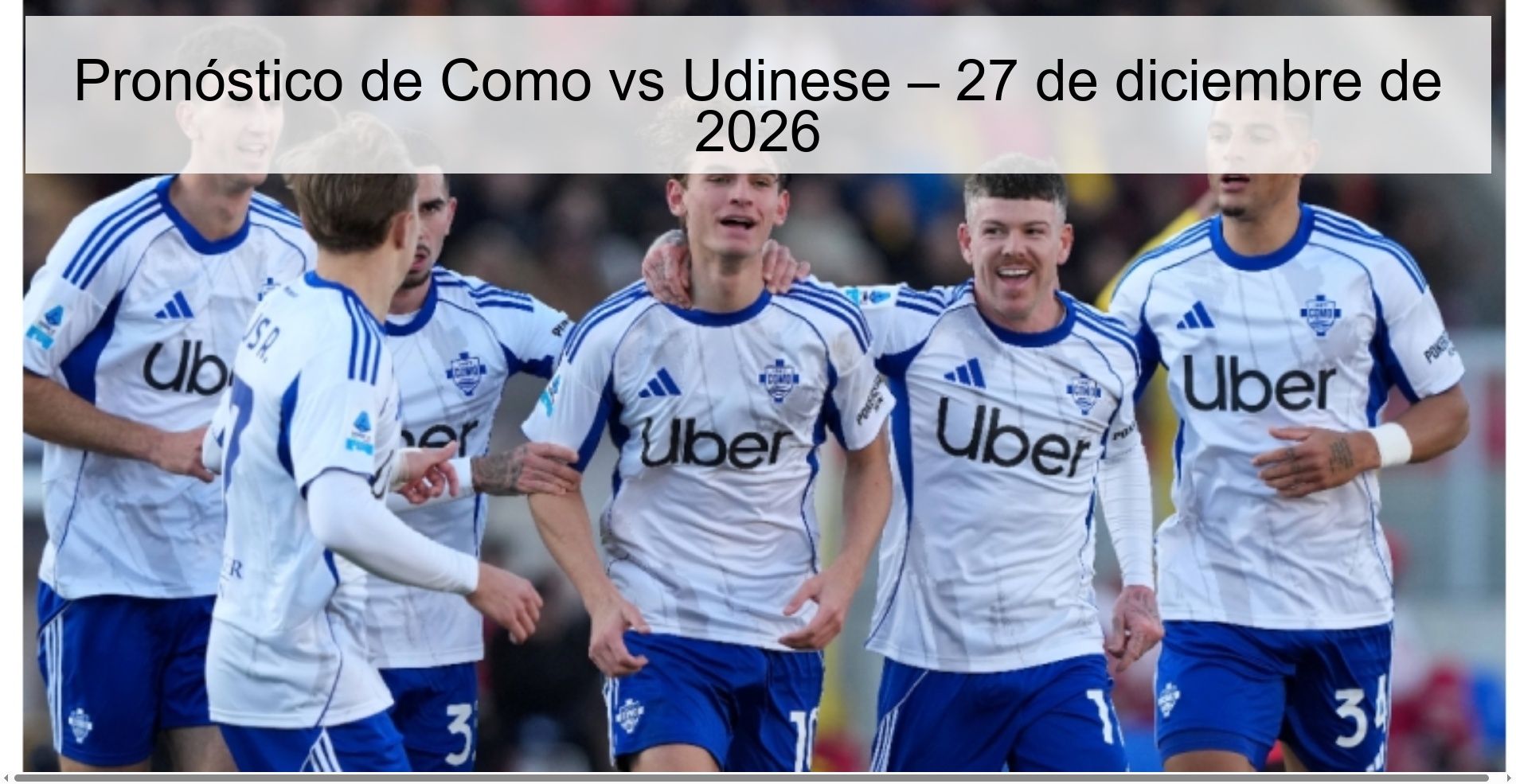 Como vs Udinese Prediction – December 27, 2026