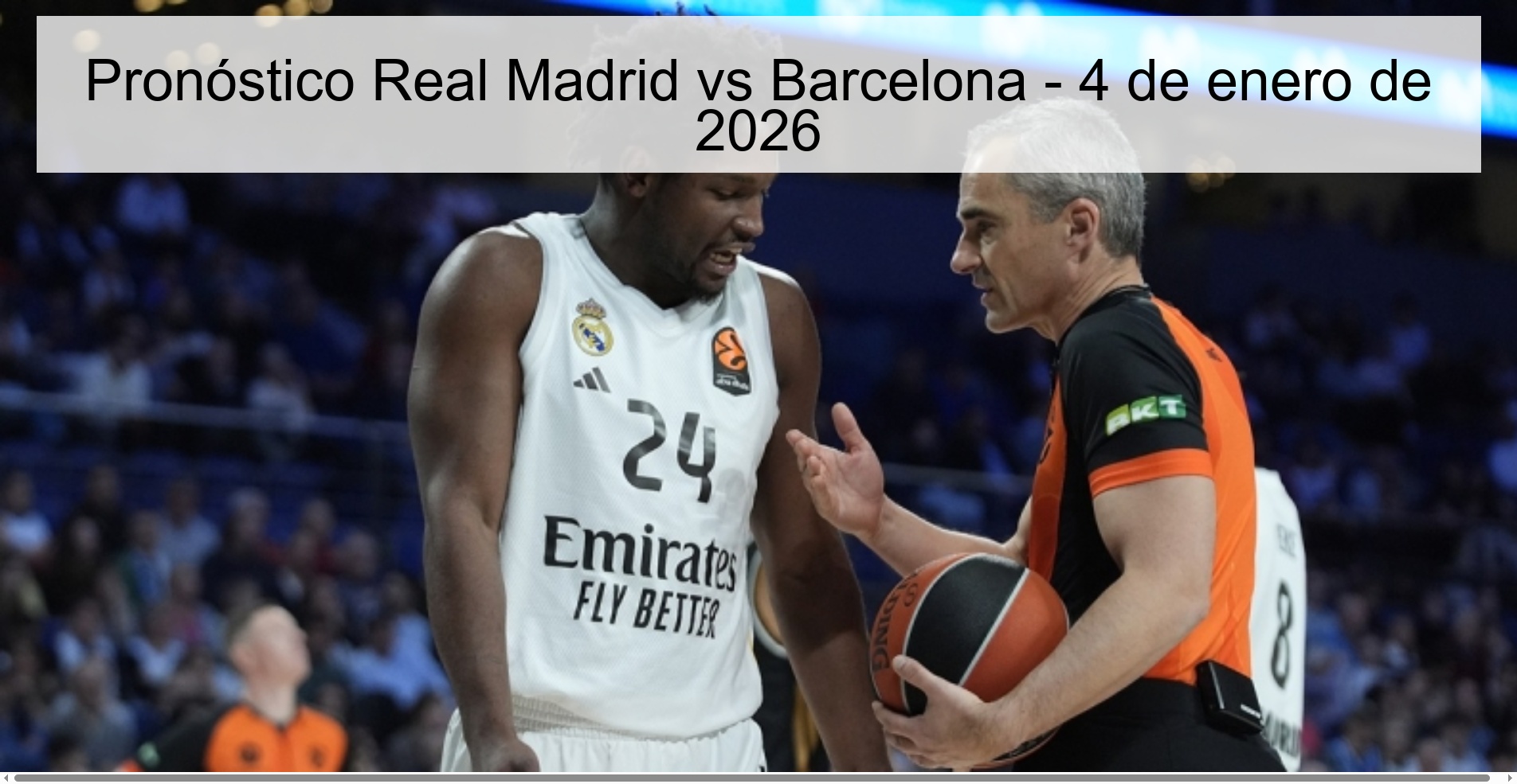 Pronóstico Real Madrid vs Barcelona - 4 de enero de 2026